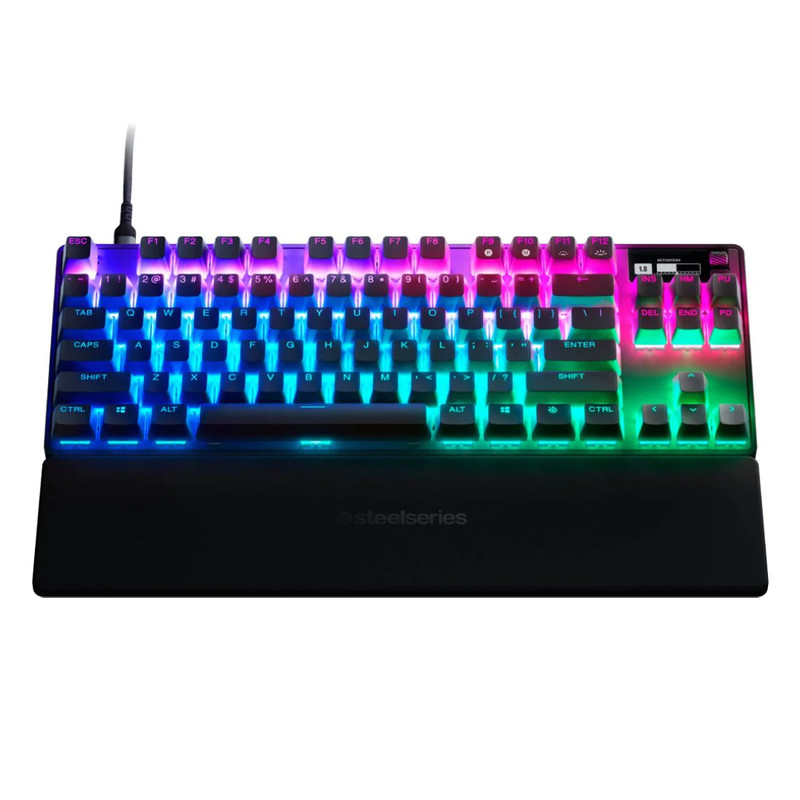 SteelSeries Apex Pro TKL RGB Wired Mechanical Gaming Keyboard - Black - لوحة مفاتيح